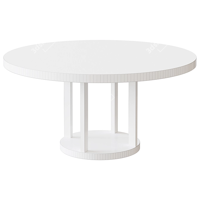 Drummond Country Dining Table 3D model image 2