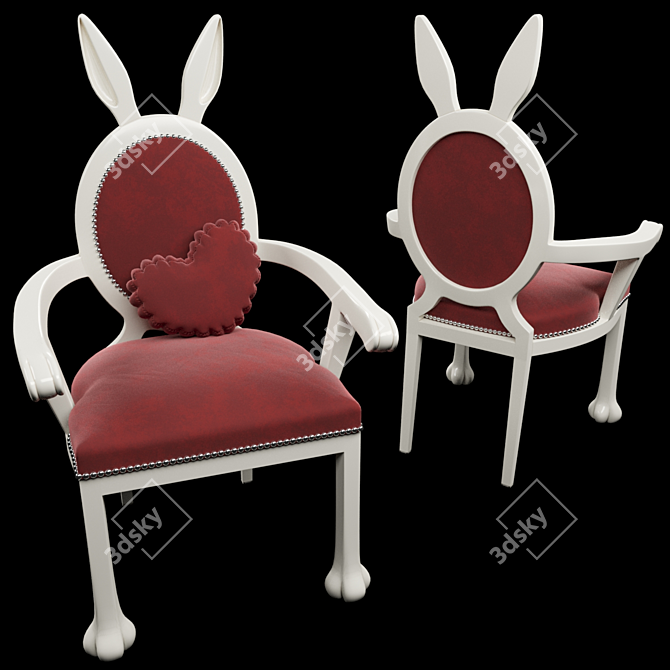 Rabbits' Dream Chair 3D model image 2