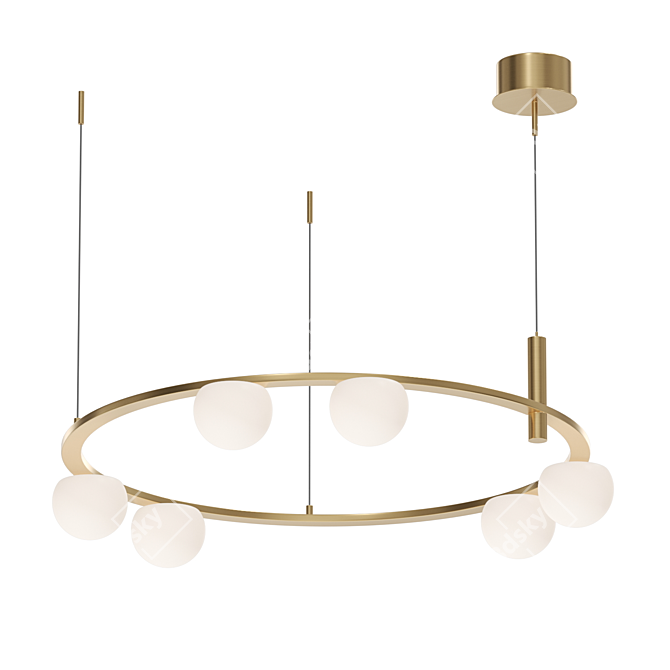 ARCANUM CH RING Pendant Chandelier 3D model image 2