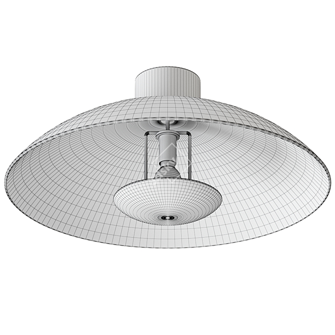 Emilienne Modern Ceiling Lamp: Sleek & Stylish 3D model image 4