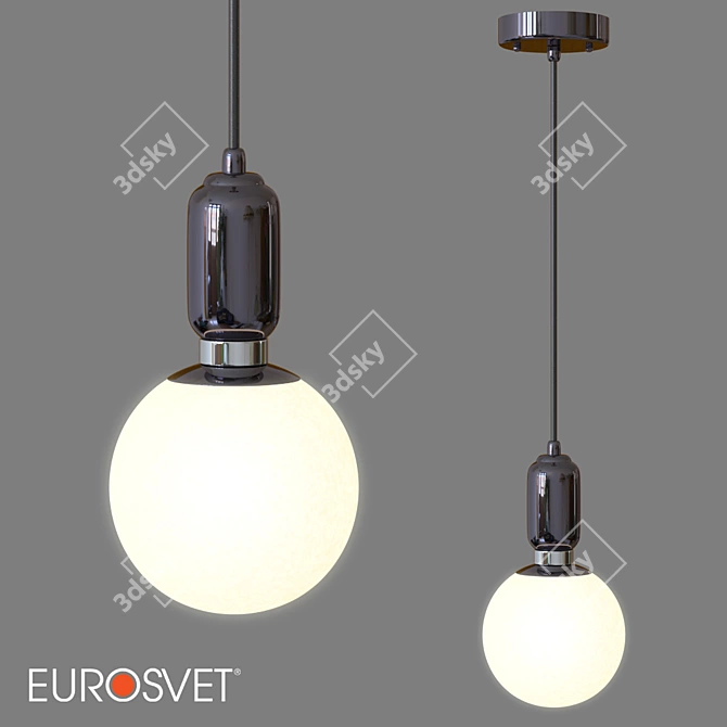 Eurosvet Bubble Pendant Lamp - Black Pearl 3D model image 1