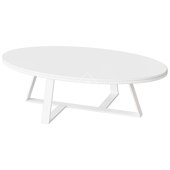 Elegant Runo Coffee Table 3D model image 2