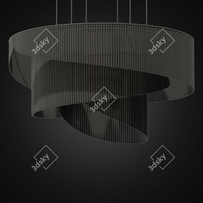 Contemporary Ceiling Lamp by Zagg 3D model image 3