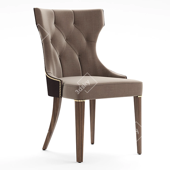 Elegant Tuana Elit Chair 3D model image 1