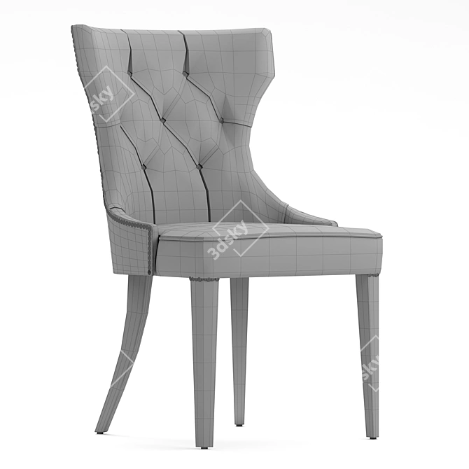 Elegant Tuana Elit Chair 3D model image 4