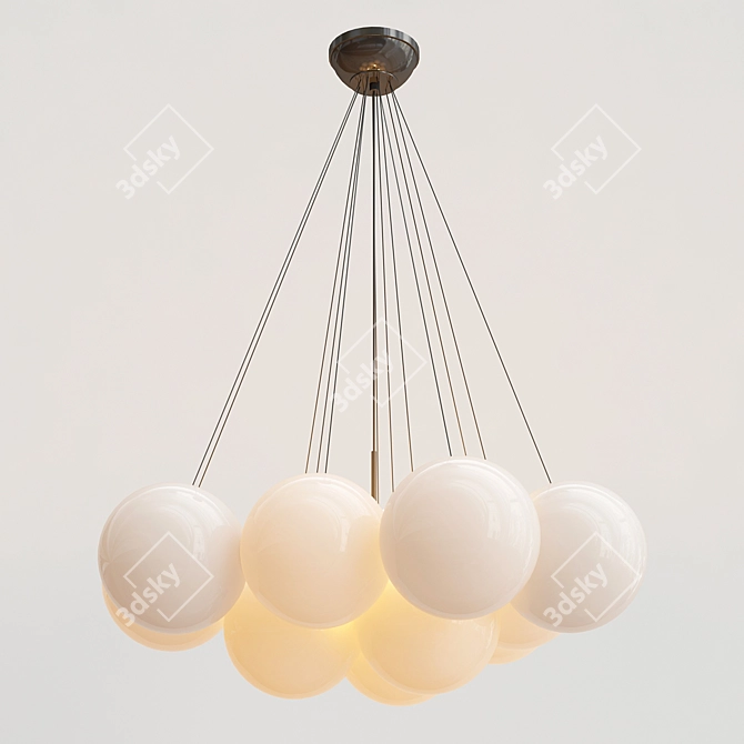 Title: Elegant OGDEN Chandelier 3D model image 3