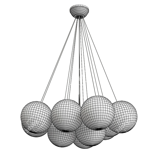 Title: Elegant OGDEN Chandelier 3D model image 5