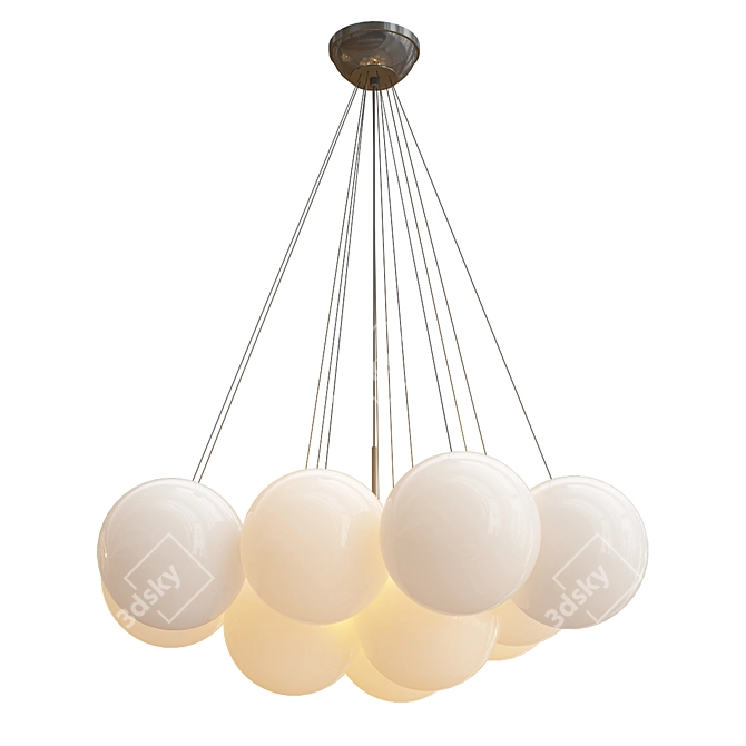 Title: Elegant OGDEN Chandelier 3D model image 6