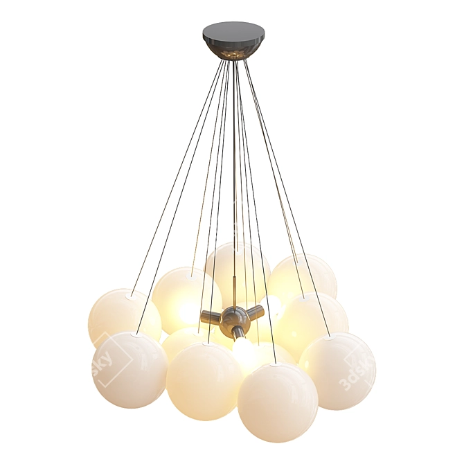 Title: Elegant OGDEN Chandelier 3D model image 7