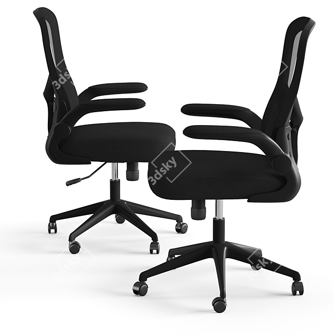 Xiaomi HBADA Double-Waisted Computer Chair 3D model image 5