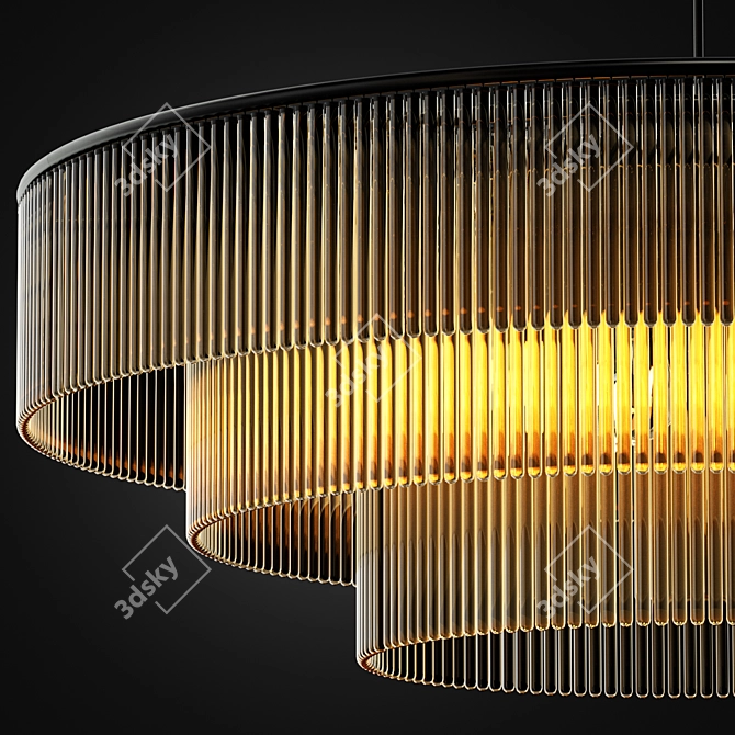 Zagg Ceiling Lamp: Sleek Design, Illuminating Elegance 3D model image 2