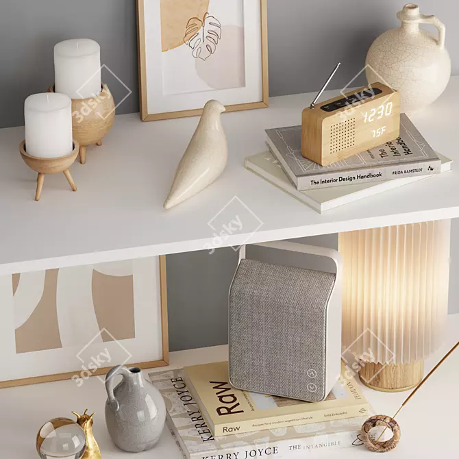 Elegant Decor Set with Vifa Oslo 3D model image 4