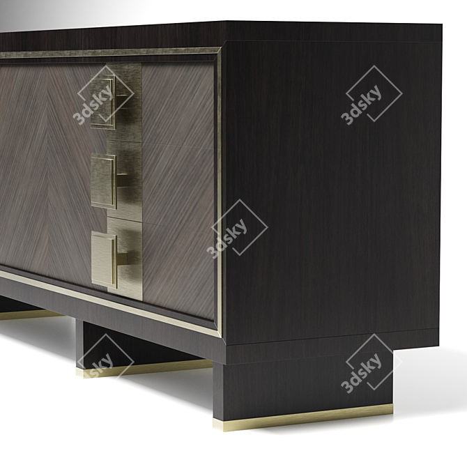 Stylish Brendan Wong Sideboard 3D model image 2