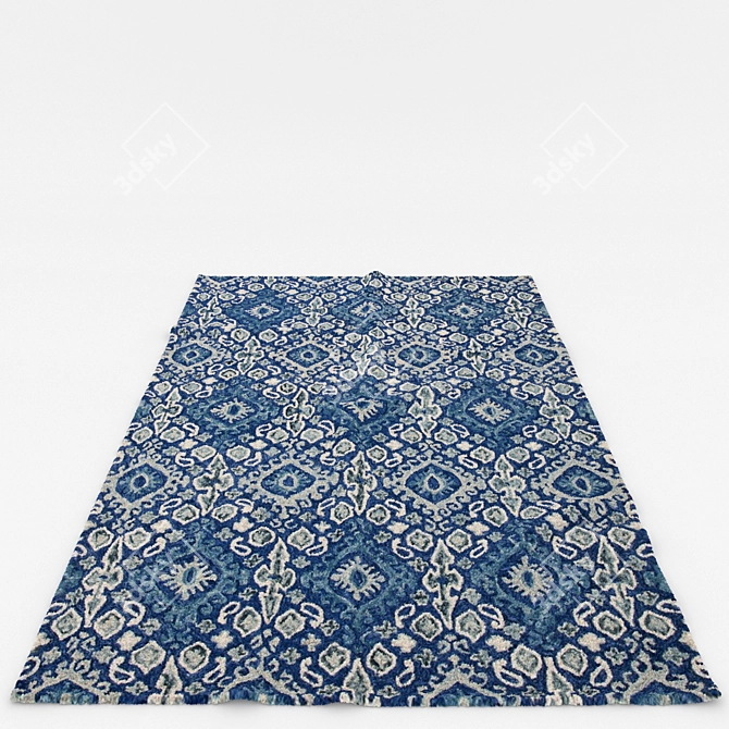 Versatile Set of 6 3D Rugs 3D model image 5