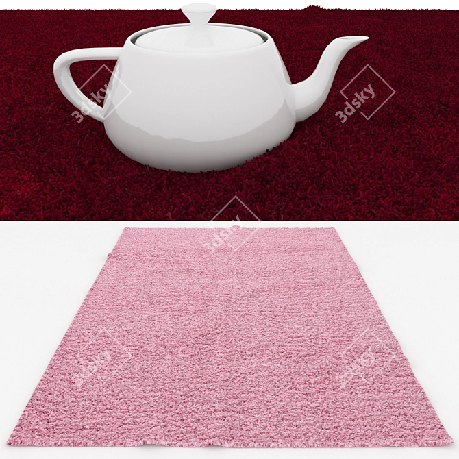 Luxury Rug Set No. 216 3D model image 3