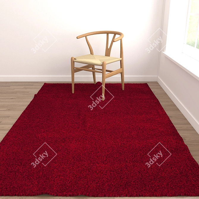 Luxury Rug Set No. 216 3D model image 4