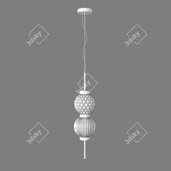 Plaza OM Pendant: Eurosvet's Stylish Lighting 3D model image 3