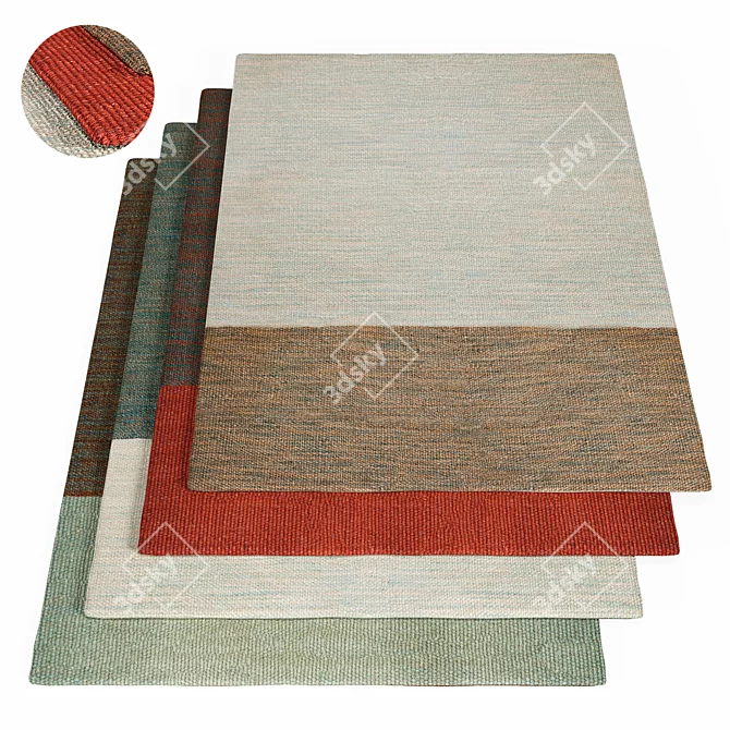 Sarria Barcelona Premium Rug 3D model image 1