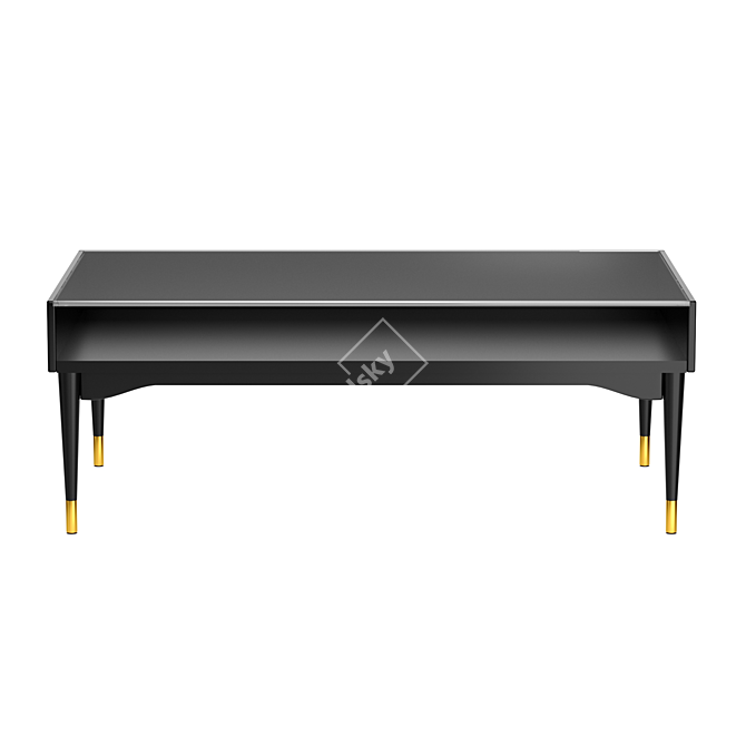 Sleek and Chic Coffee Table 3D model image 2
