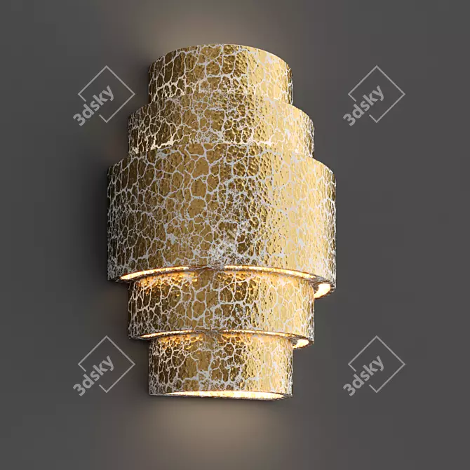 Elegant Handan Wall Light 3D model image 4