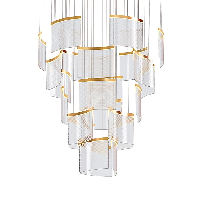 Modern Designer Lamp: PORRIMA 3D model image 1