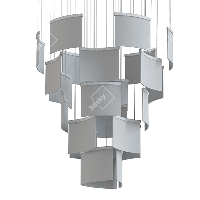 Modern Designer Lamp: PORRIMA 3D model image 2