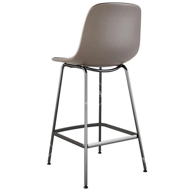 Modern Seela S322 Bar Stool 3D model image 2