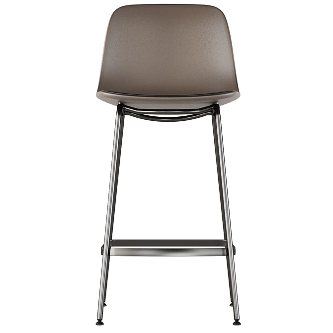 Modern Seela S322 Bar Stool 3D model image 3