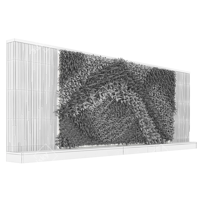 Versatile Vertical Greenwall for Custom Designs 3D model image 6