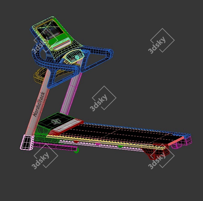 NordicTrack Gym Equipment Treadmill 3D model image 4