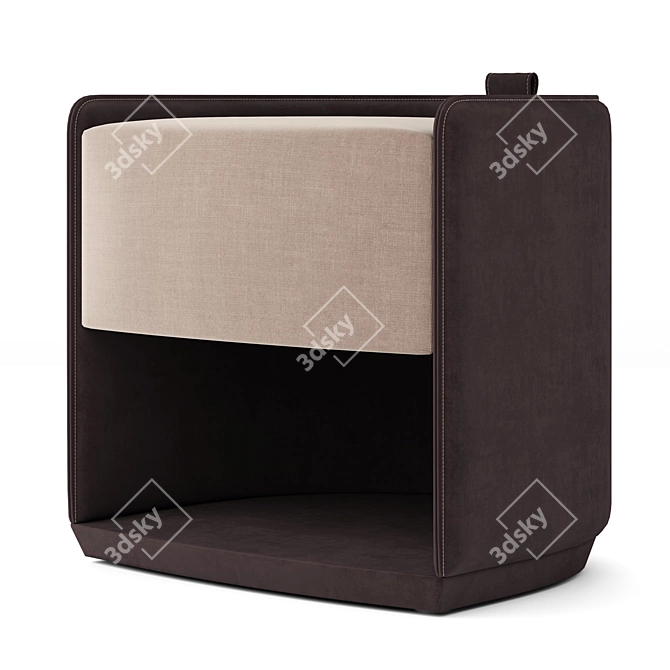 Luxury Vine Pouf by Turri 3D model image 1