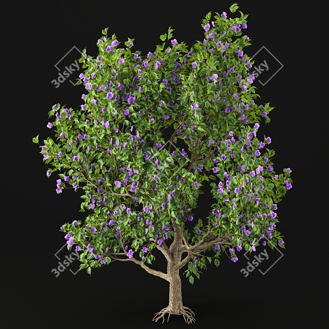 Premium Trees for Gardens and Streets 3D model image 3