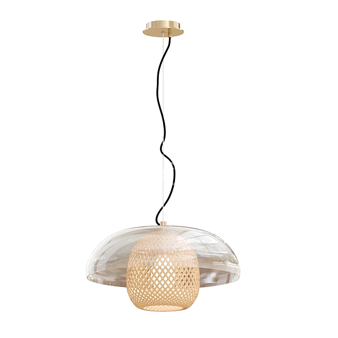 Elegant Madeline Pendant Lamp 3D model image 1