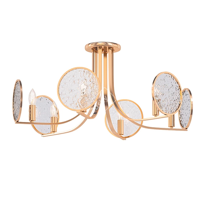 Moibeal Bronze Chandelier 3D model image 1