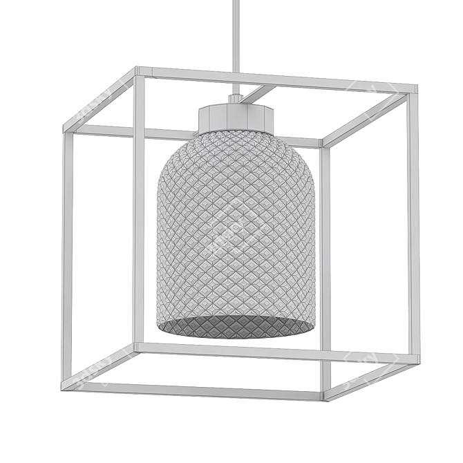 Elegant Myron Hanging Lamp 3D model image 2