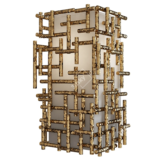 Elegant Farrah Wall Sconce 3D model image 1