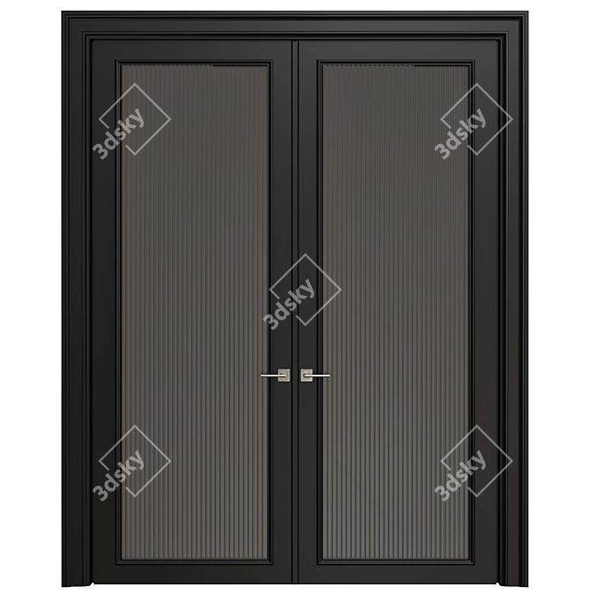 Elegant Interior Door: 117 3D model image 1