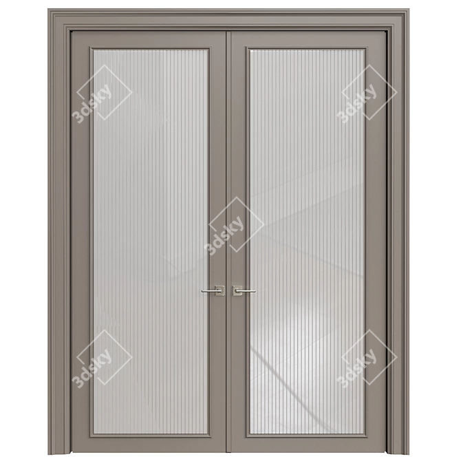 Elegant Interior Door: 117 3D model image 2