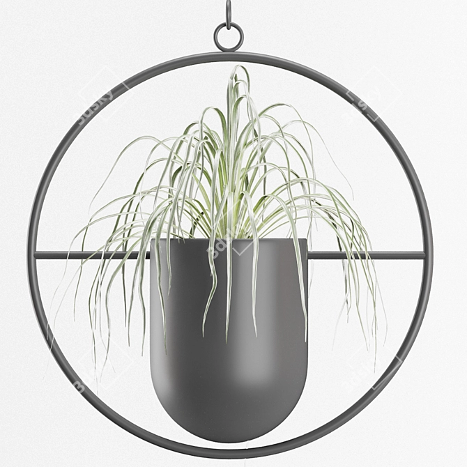 Modern Indoor Planters | Hanging & Standing | 5 Varieties 3D model image 5