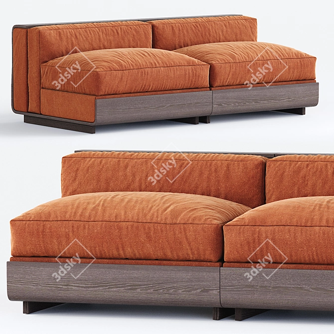 Modern Life Sofa by Acerbis 3D model image 1