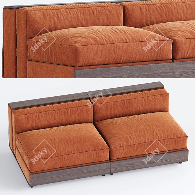 Modern Life Sofa by Acerbis 3D model image 7