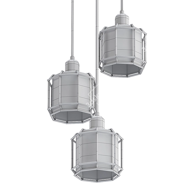 Elegant Tavern Chandelier: Citilux CL542232 3D model image 2