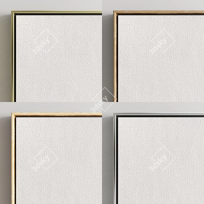 Minimalist Abstract Photo Frames 3D model image 6