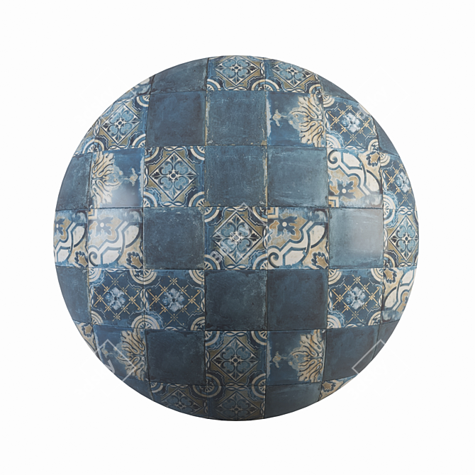 Versatile Wall Tile Collection 3D model image 3