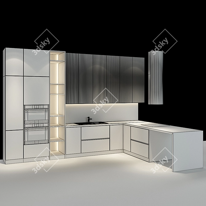 66-Piece Kitchen Set 3D model image 3