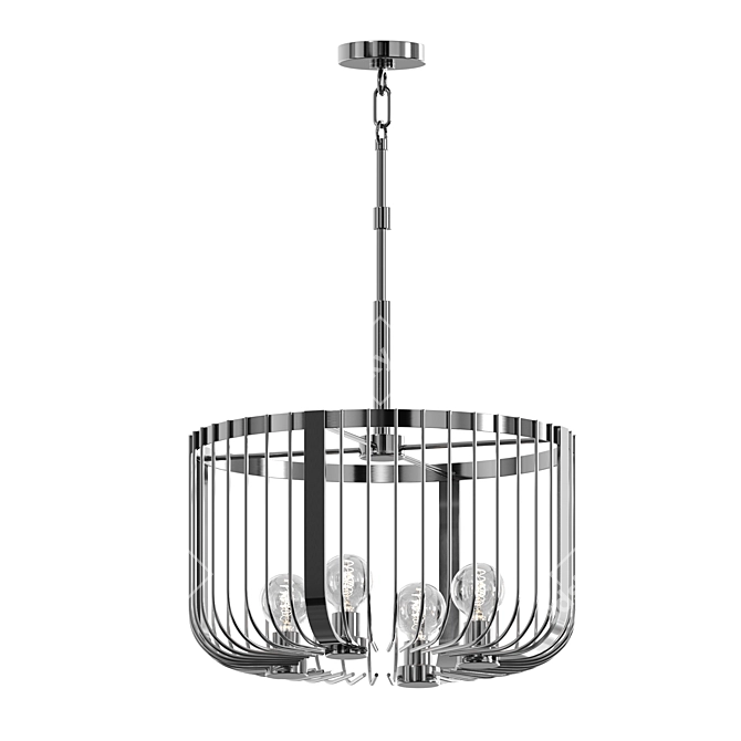 Elegant Norfolk Chandelier 3D model image 1