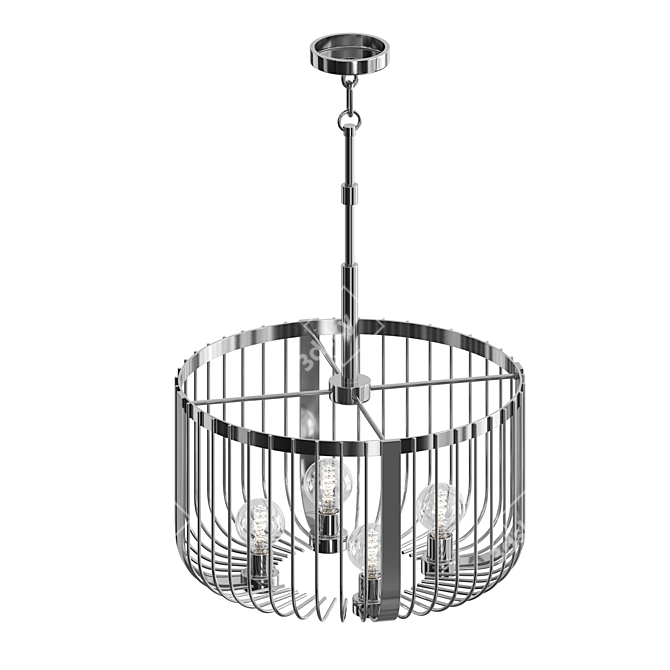 Elegant Norfolk Chandelier 3D model image 2