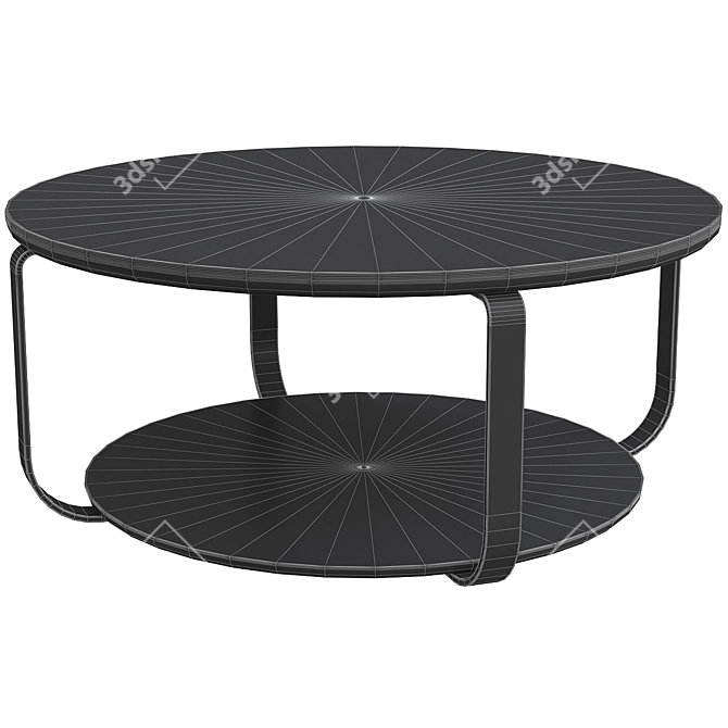 Sleek Clik Kendo Coffee Table 3D model image 4