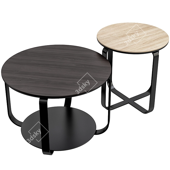 Modern Kendo Clik Coffee Tables 3D model image 1