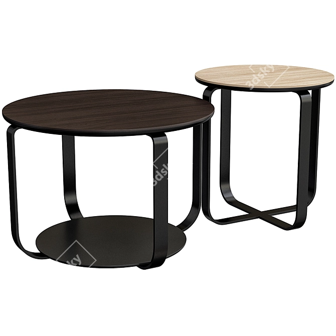 Modern Kendo Clik Coffee Tables 3D model image 3
